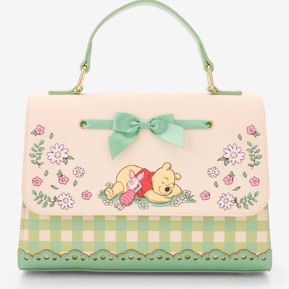Loungefly Handbags - New Loungefly Disney Winnie The Pooh Floral Handbag / Crosboddy Bag